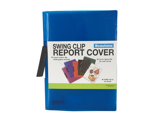 Folder Swing Clip, A4 - azul